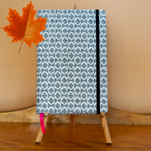 Hardcover Journal - Black and White Shapes