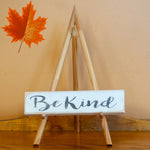 "Be Kind" White Shelf Sitter