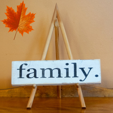 Family White Shelf Sitter