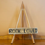 "Book Lover" Shelf Sitter