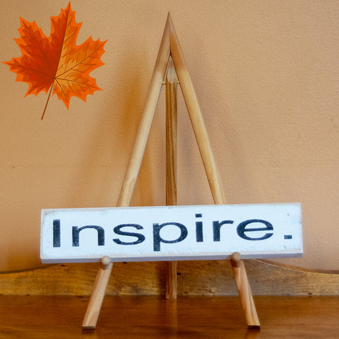 Inspire White Shelf Sitter