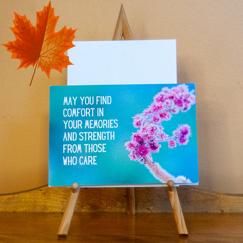 Sympathy card - Comfort and Strength