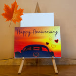 Happy Anniversary - Classic Car