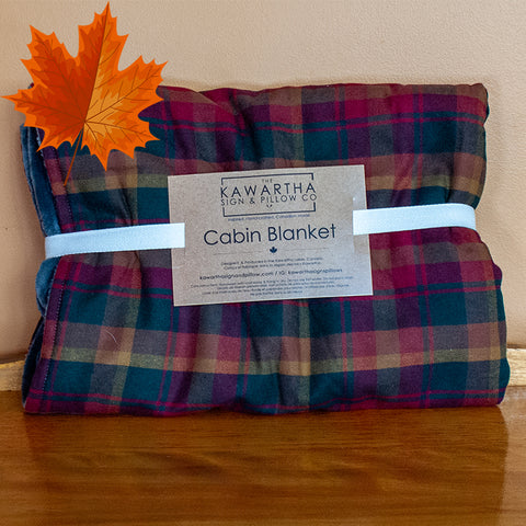 Cabin blanket - Maple Leaf Tartan