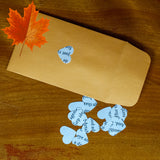 Book Confetti in Envelope