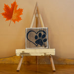 Paw Print Sign