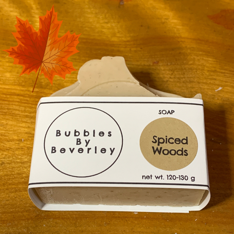 Handcrafted Soap Bar - Spiced Woods - 125 g