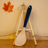 Coloured Wooden Angle Spoon