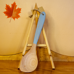 Coloured Wooden Angle Spoon